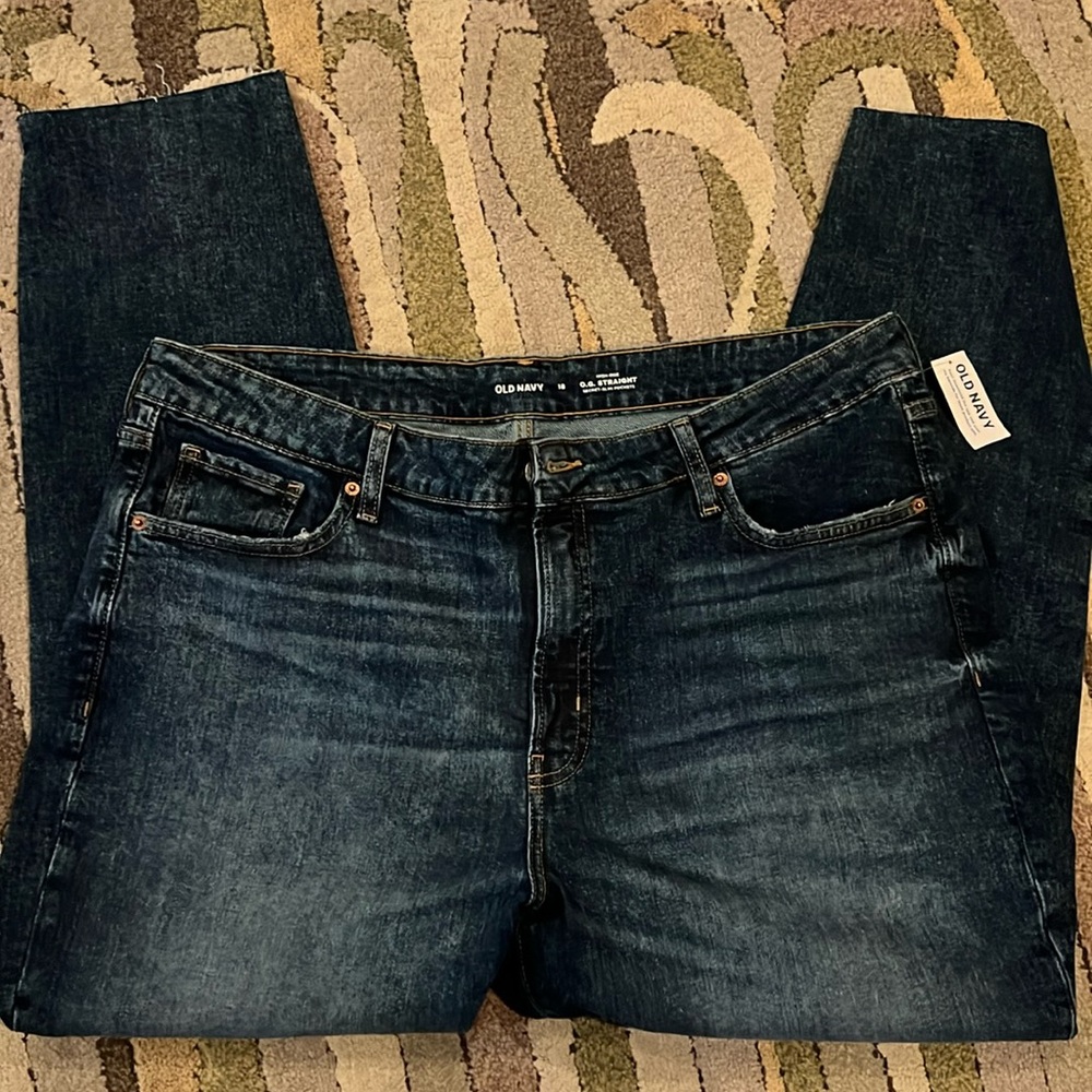 Old Navy High-Rise O.G. Straight Jeans Size 18
